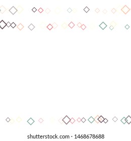 Rhombus confetti minimal geometric cover template of isolated elements.Future geometric cover rhombus confetti. Used as print, card, backdrop, template, texture, background, wallpaper, banner, border
