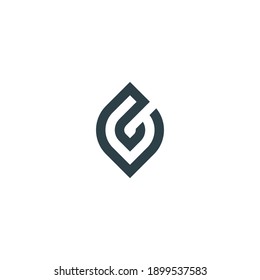 Icono del logotipo del contorno de Rhombus sobre fondo blanco, abstracto, minimalista