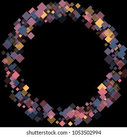 Rhombus cosmic minimal geometric cover template of isolated elements.Future geometric template rhombus cosmic. Used as print, card, backdrop, template, texture, background, wallpaper, banner, border