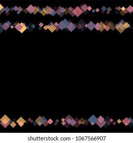 Rhombus cosmic minimal geometric cover template of isolated elements.Future geometric template rhombus cosmic. Used as print, card, backdrop, template, texture, background, wallpaper, banner, border