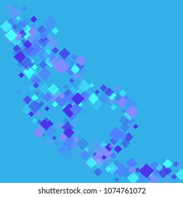 Rhombus cosmic minimal geometric cover template of isolated elements.Future geometric template rhombus cosmic. Used as print, card, backdrop, template, texture, background, wallpaper, banner, border
