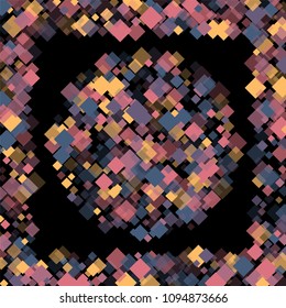 Rhombus cosmic minimal geometric cover template of isolated elements.Future geometric template rhombus cosmic. Used as print, card, backdrop, template, texture, background, wallpaper, banner, border