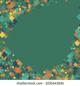 Rhombus cover minimal geometric cover template of isolated elements.Future geometric template rhombus cover. Used as print, card, backdrop, template, texture, background, wallpaper, banner, border