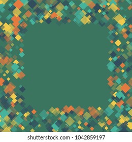 Rhombus cover minimal geometric cover template of isolated elements.Future geometric template rhombus cover. Used as print, card, backdrop, template, texture, background, wallpaper, banner, border