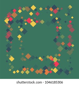 Rhombus cover minimal geometric cover template of isolated elements.Future geometric template rhombus cover. Used as print, card, backdrop, template, texture, background, wallpaper, banner, border