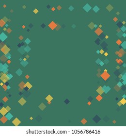 Rhombus cover minimal geometric cover template of isolated elements.Future geometric template rhombus cover. Used as print, card, backdrop, template, texture, background, wallpaper, banner, border
