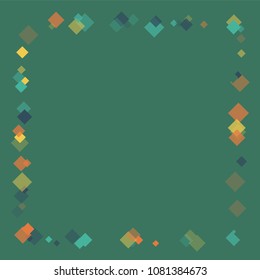 Rhombus cover minimal geometric cover template of isolated elements.Future geometric template rhombus cover. Used as print, card, backdrop, template, texture, background, wallpaper, banner, border