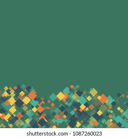 Rhombus cover minimal geometric cover template of isolated elements.Future geometric template rhombus cover. Used as print, card, backdrop, template, texture, background, wallpaper, banner, border