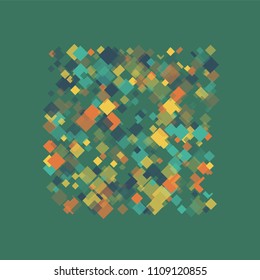 Rhombus cover minimal geometric cover template of isolated elements.Future geometric template rhombus cover. Used as print, card, backdrop, template, texture, background, wallpaper, banner, border