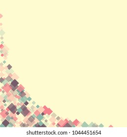 Rhombus creative minimal geometric cover template of isolated elements. Future geometric template rhombus creative. Used as print, card, backdrop, template, texture, background, wallpaper, banner