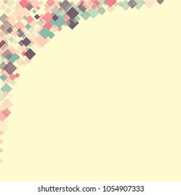 Rhombus creative minimal geometric cover template of isolated elements. Future geometric template rhombus creative. Used as print, card, backdrop, template, texture, background, wallpaper, banner