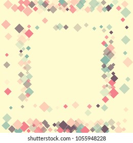Rhombus creative minimal geometric cover template of isolated elements. Future geometric template rhombus creative. Used as print, card, backdrop, template, texture, background, wallpaper, banner