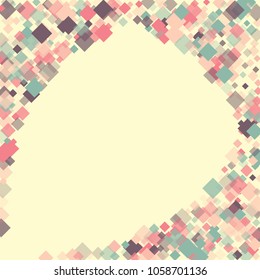 Rhombus creative minimal geometric cover template of isolated elements. Future geometric template rhombus creative. Used as print, card, backdrop, template, texture, background, wallpaper, banner