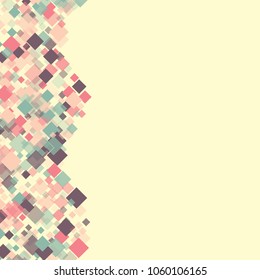 Rhombus creative minimal geometric cover template of isolated elements. Future geometric template rhombus creative. Used as print, card, backdrop, template, texture, background, wallpaper, banner