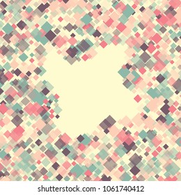 Rhombus creative minimal geometric cover template of isolated elements. Future geometric template rhombus creative. Used as print, card, backdrop, template, texture, background, wallpaper, banner