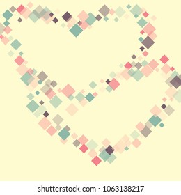 Rhombus creative minimal geometric cover template of isolated elements. Future geometric template rhombus creative. Used as print, card, backdrop, template, texture, background, wallpaper, banner