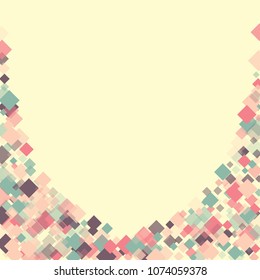 Rhombus creative minimal geometric cover template of isolated elements. Future geometric template rhombus creative. Used as print, card, backdrop, template, texture, background, wallpaper, banner