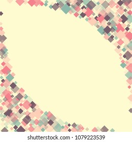 Rhombus creative minimal geometric cover template of isolated elements. Future geometric template rhombus creative. Used as print, card, backdrop, template, texture, background, wallpaper, banner
