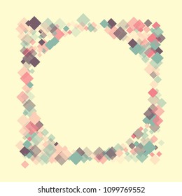 Rhombus creative minimal geometric cover template of isolated elements. Future geometric template rhombus creative. Used as print, card, backdrop, template, texture, background, wallpaper, banner