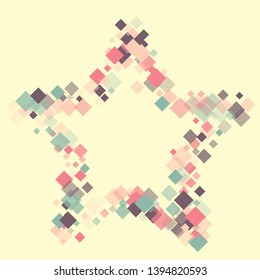 Rhombus creative minimal geometric cover template of isolated elements. Future geometric template rhombus creative. Used as print, card, backdrop, template, texture, background, wallpaper, banner