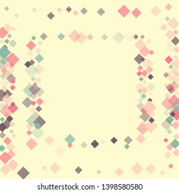 Rhombus creative minimal geometric cover template of isolated elements. Future geometric template rhombus creative. Used as print, card, backdrop, template, texture, background, wallpaper, banner