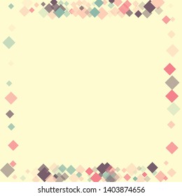 Rhombus creative minimal geometric cover template of isolated elements. Future geometric template rhombus creative. Used as print, card, backdrop, template, texture, background, wallpaper, banner