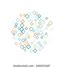 Rhombus creative minimal geometric cover template of isolated elements. Future geometric template rhombus creative. Used as print, card, backdrop, template, texture, background, wallpaper, banner