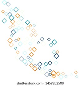 Rhombus creative minimal geometric cover template of isolated elements. Future geometric template rhombus creative. Used as print, card, backdrop, template, texture, background, wallpaper, banner