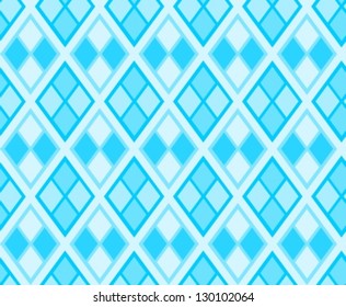 Rhombus diamond background illustration. Argyle seamless texture. Lozenge and rhombus shapes.