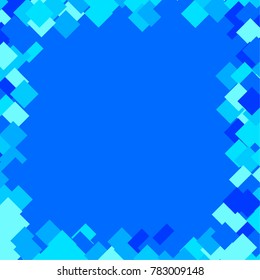 Rhombus frame consists of isolated elements.Trendy and stylish, futuristic and cosmic rhombus frame. Can be used as print, card, backdrop, background, wallpaper, paper, logo, banner, border  and etc.