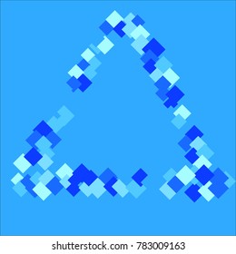 Rhombus frame consists of isolated elements.Trendy and stylish, futuristic and cosmic rhombus frame. Can be used as print, card, backdrop, background, wallpaper, paper, logo, banner, border  and etc.