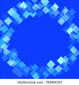 Rhombus frame consists of isolated elements.Trendy and stylish, futuristic and cosmic rhombus frame. Can be used as print, card, backdrop, background, wallpaper, paper, logo, banner, border  and etc.