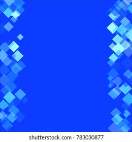 Rhombus frame consists of isolated elements.Trendy and stylish, futuristic and cosmic rhombus frame. Can be used as print, card, backdrop, background, wallpaper, paper, logo, banner, border  and etc.