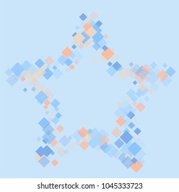 Rhombus frame minimal geometric cover template of isolated elements.Future geometric cover rhombus frame. Used as print, card, backdrop, template, texture, background, wallpaper, banner, border