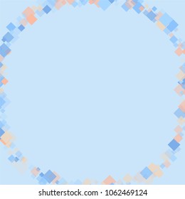 Rhombus frame minimal geometric cover template of isolated elements.Future geometric cover rhombus frame. Used as print, card, backdrop, template, texture, background, wallpaper, banner, border