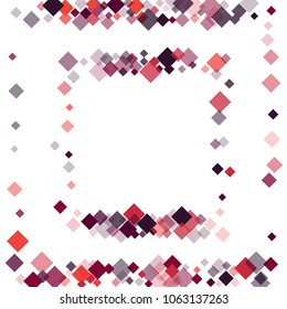 Rhombus frame minimal geometric cover template of isolated elements.Future geometric cover rhombus frame. Used as print, card, backdrop, template, texture, background, wallpaper, banner, border