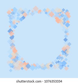 Rhombus frame minimal geometric cover template of isolated elements.Future geometric cover rhombus frame. Used as print, card, backdrop, template, texture, background, wallpaper, banner, border