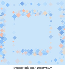 Rhombus frame minimal geometric cover template of isolated elements.Future geometric cover rhombus frame. Used as print, card, backdrop, template, texture, background, wallpaper, banner, border
