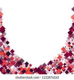 Rhombus frame minimal geometric cover template of isolated elements.Future geometric cover rhombus frame. Used as print, card, backdrop, template, texture, background, wallpaper, banner, border