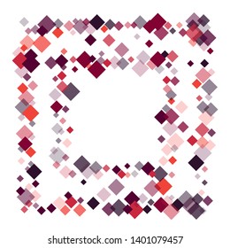 Rhombus frame minimal geometric cover template of isolated elements.Future geometric cover rhombus frame. Used as print, card, backdrop, template, texture, background, wallpaper, banner, border