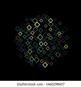Rhombus frame minimal geometric cover template of isolated elements.Future geometric cover rhombus frame. Used as print, card, backdrop, template, texture, background, wallpaper, banner, border