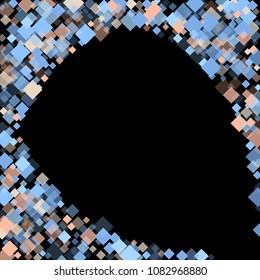 Rhombus futuristic minimal geometric cover template of isolated elements.Future geometric cover rhombus futuristic. Used as print, card, backdrop, template, texture, background, wallpaper, banner