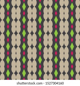 Rhombus geometric seamless pattern design
