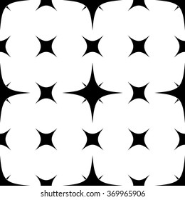 Rhombus geometric seamless pattern. Fashion graphic background design. Modern stylish abstract texture. Monochrome template for prints, textiles, wrapping, wallpaper, website etc. VECTOR illustration