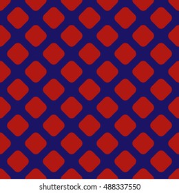 Rhombus geometric seamless pattern. Fashion graphic background design. Modern stylish abstract colorful texture. Template for prints, textiles, wrapping, wallpaper, website. Stock VECTOR illustration