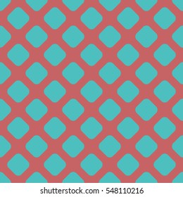 Rhombus geometric seamless pattern. Fashion graphic background design. Modern stylish abstract colorful texture. Template for prints, textiles, wrapping, wallpaper, website. Stock VECTOR illustration
