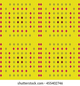 Rhombus geometric seamless pattern.Fashion and bright graphic design