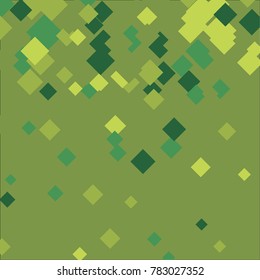 Rhombus green consists of isolated elements.Trendy and stylish, futuristic and cosmic rhombus green. Can be used as print, card, backdrop, background, wallpaper, paper, logo, banner, border  and etc.