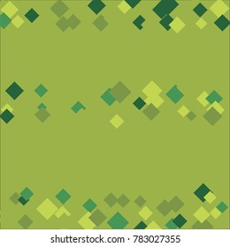 Rhombus green consists of isolated elements.Trendy and stylish, futuristic and cosmic rhombus green. Can be used as print, card, backdrop, background, wallpaper, paper, logo, banner, border  and etc.