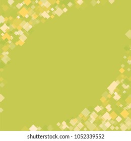 Rhombus green minimal geometric cover template of isolated elements.Future geometric cover rhombus green. Used as print, card, backdrop, template, texture, background, wallpaper, banner, border